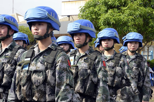 Last batch of Chinese peacekeeping infantry arrives in S.Sudan