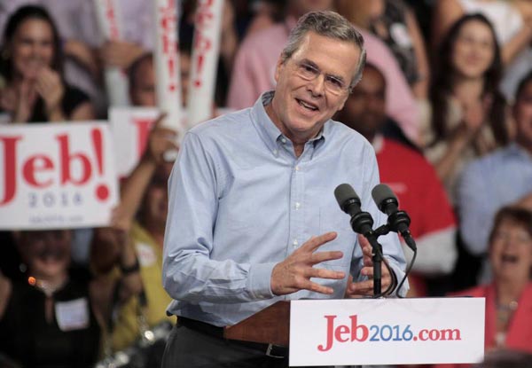 Jeb Bush vows to 'fix' Washington as he launches 2016 presidential bid