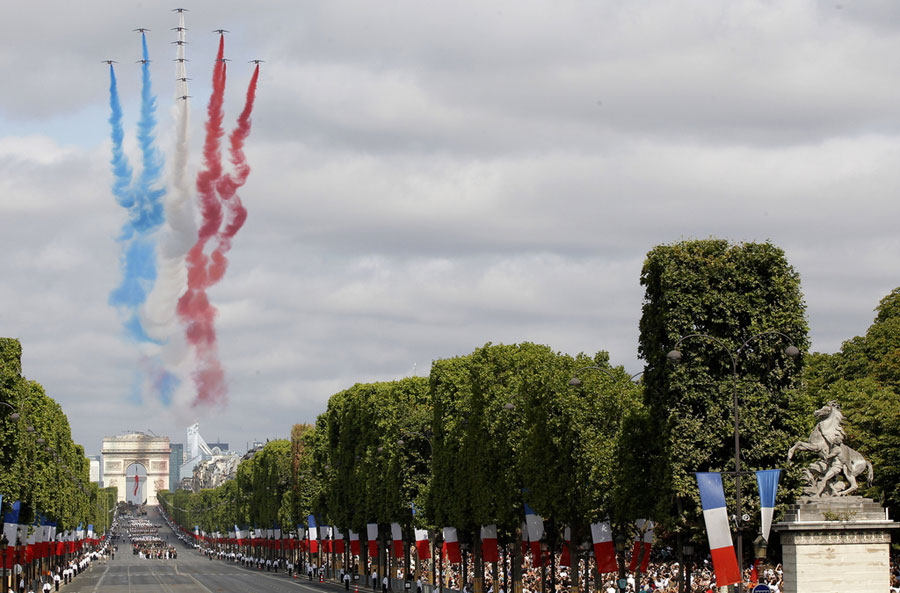 France celebrates Bastille Day