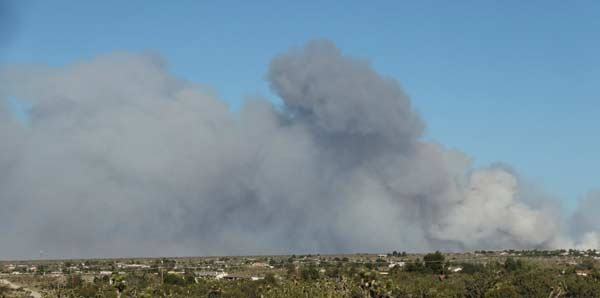 California brush fire forces evacuation of more than 300 campers