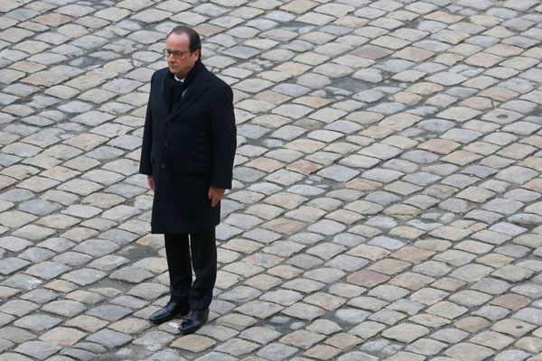 France pays tribute to victims of Paris attacks