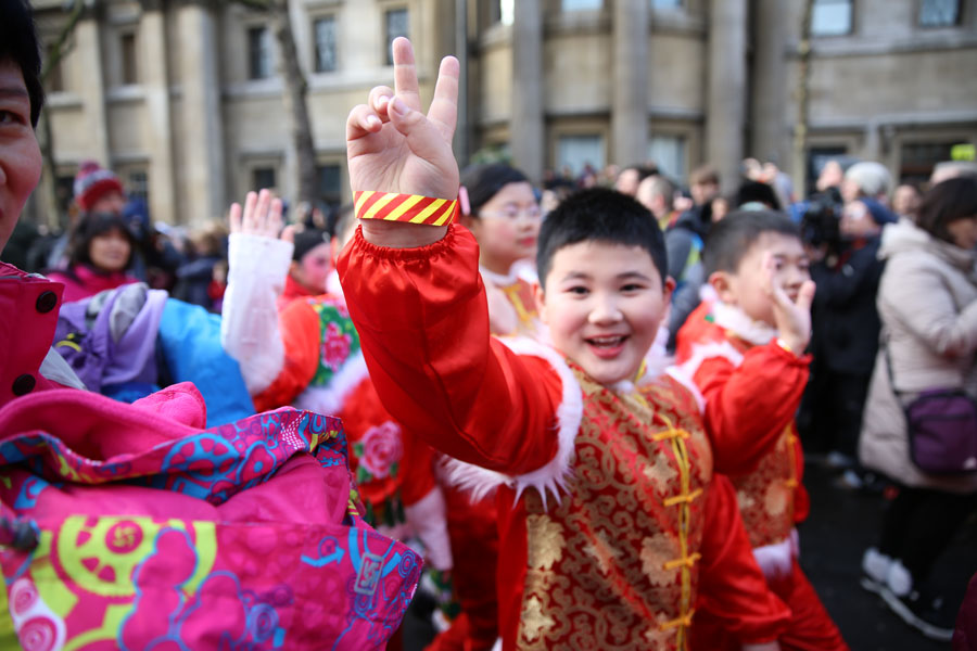 Chinese Lunar New Year marked in central London