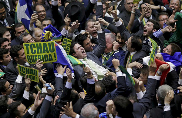 Brazil's Rousseff loses crucial impeachment vote in Congress