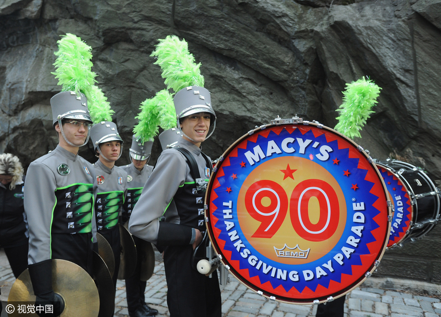 Thanksgiving parade celebrated in New York