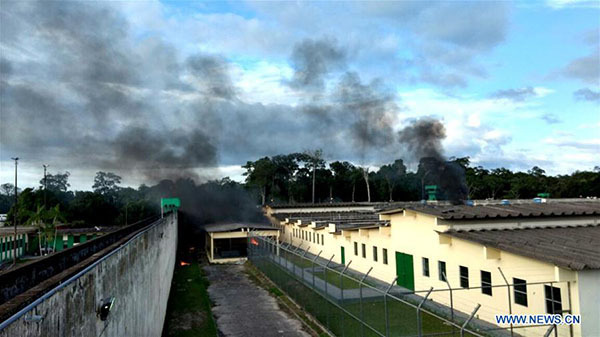 Around 60 killed as drug gangs clash in Brazil prison massacre