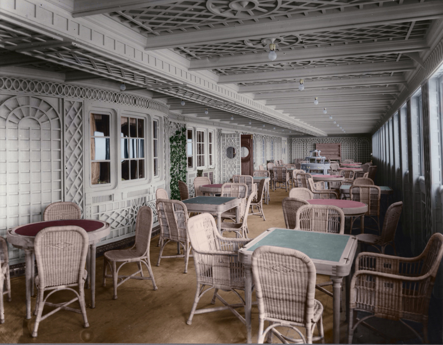 Images bring Titanic back to life in color