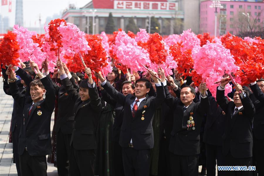 In pics: DPRK displays submarine-launched ballistic missile at military parade