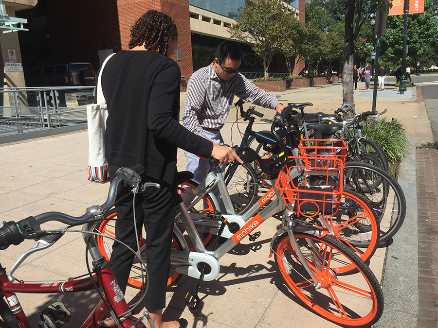 China's bike-sharing company Mobike pedals to Washington