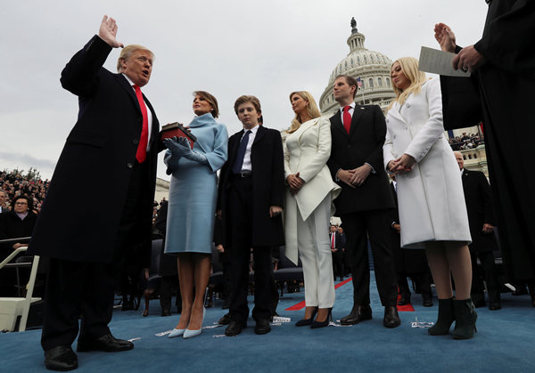 President Trump vows 'America First' in speech