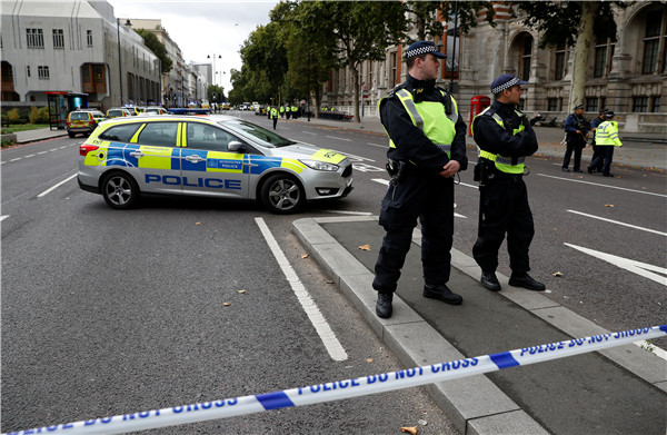 Driver arrested after hitting and injuring several people outside London museum